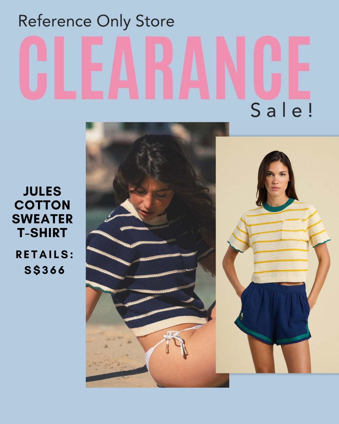 Clearance! TVT Jules cotton sweater