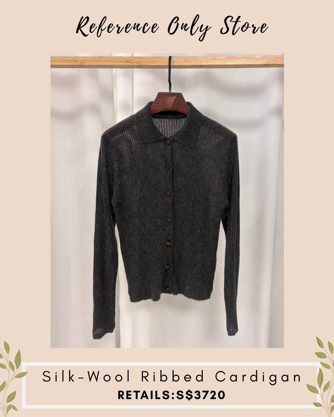 BC Silk - alpaca - wool blend ribbed cardigan