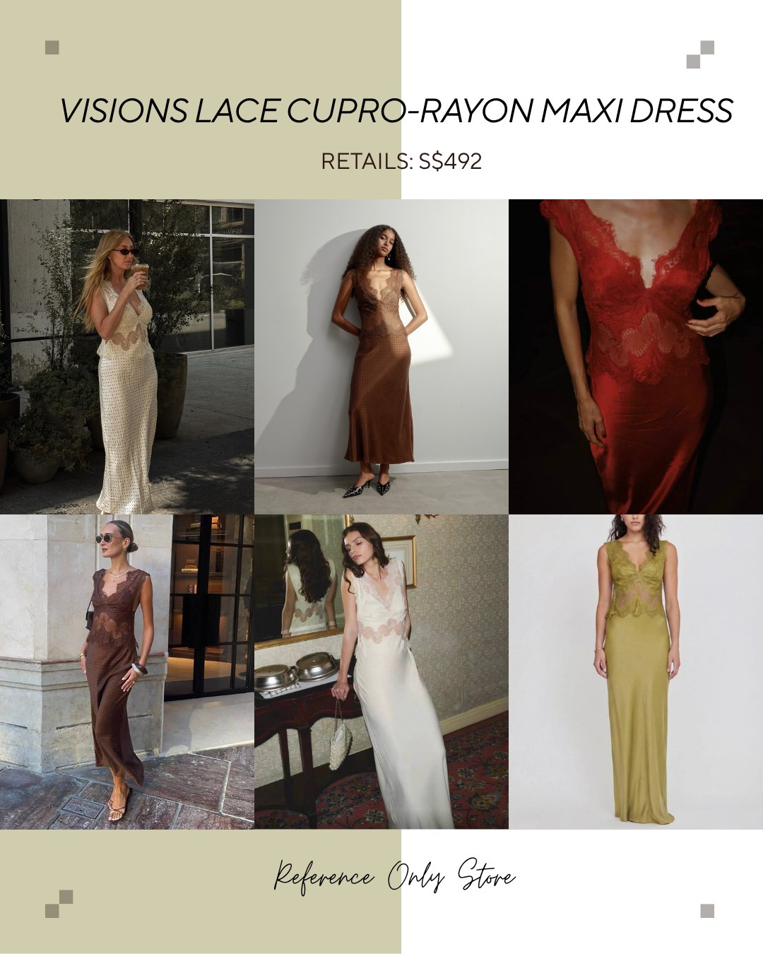 TF visions lace maxi dress