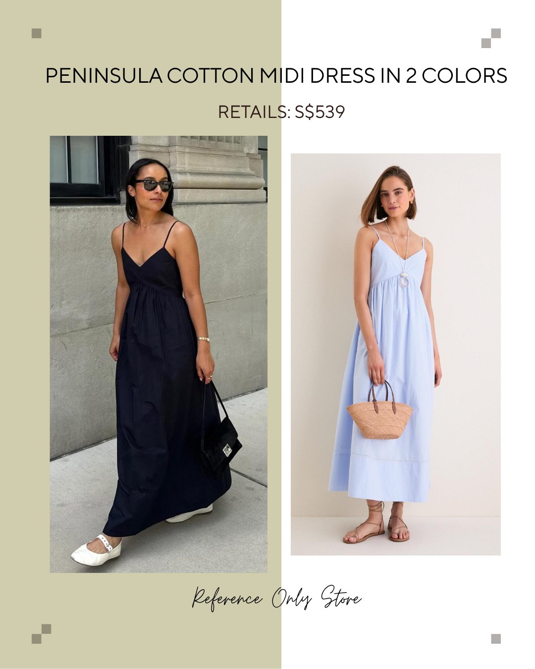 JK Peninsula cotton midi dress