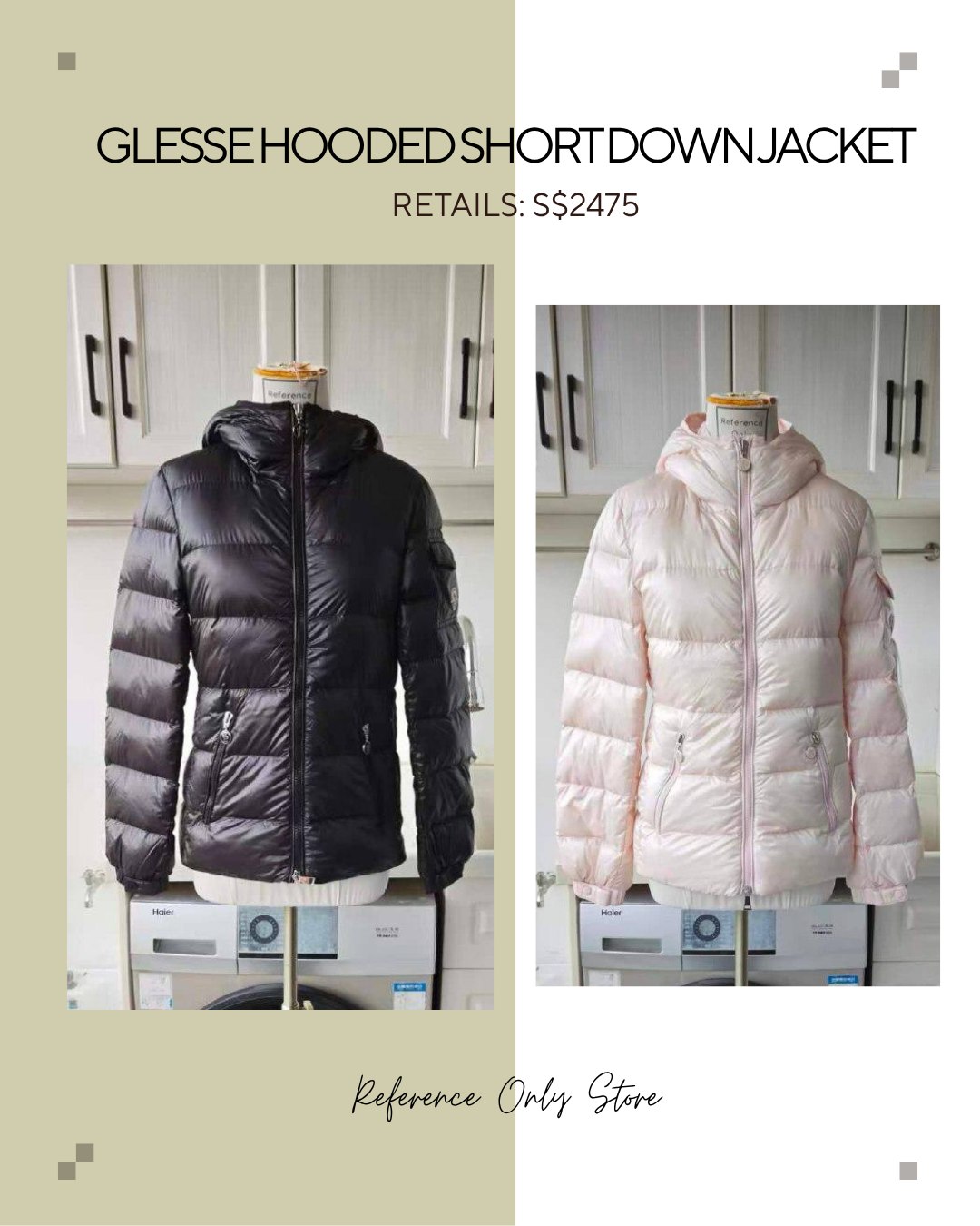 MC Gleese women's hooded short down jacket