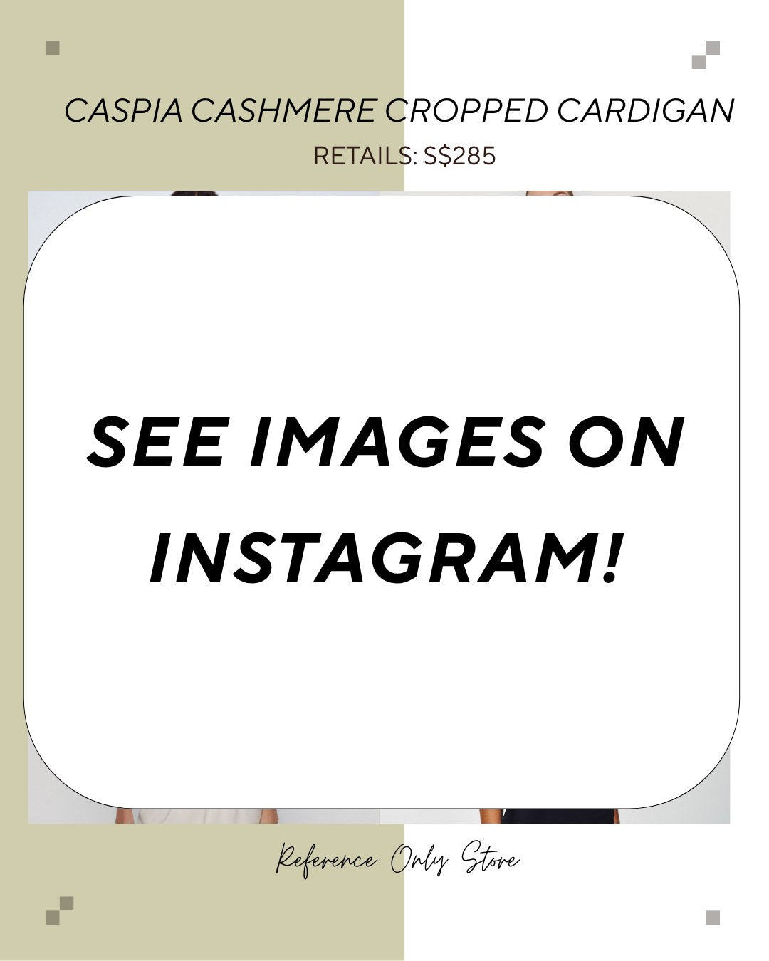 Ref caspia cashmere cropped cardigan