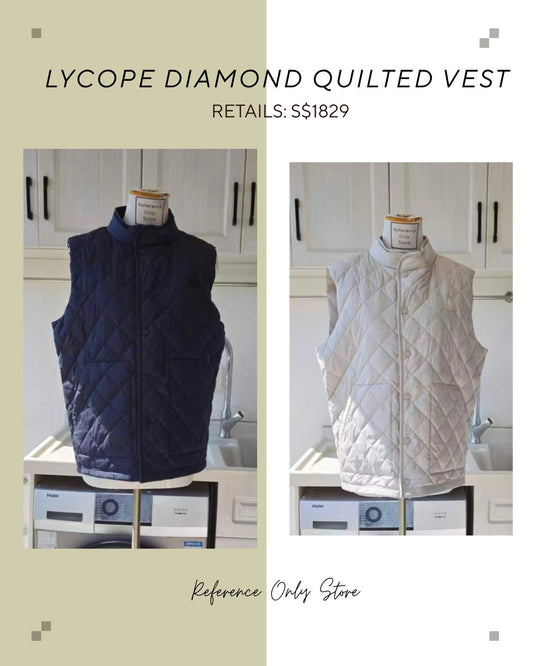 MC Men's lycope diamond quilted vest