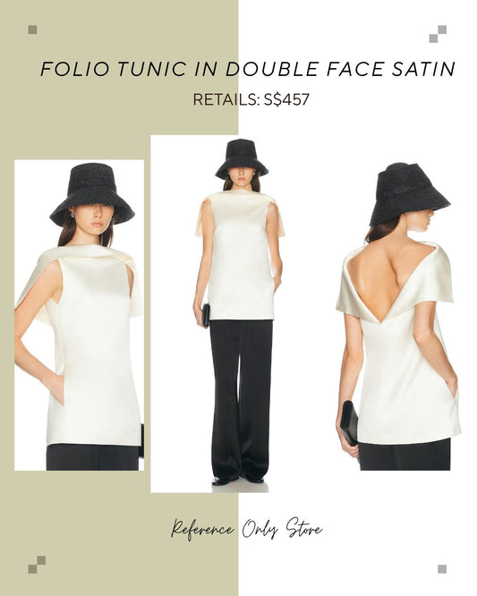HS Folio Tunic in double face satin