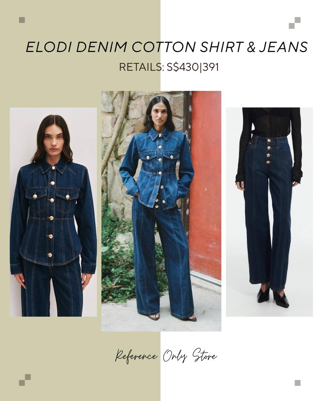 AJ Elodi denim cotton shirt and jeans