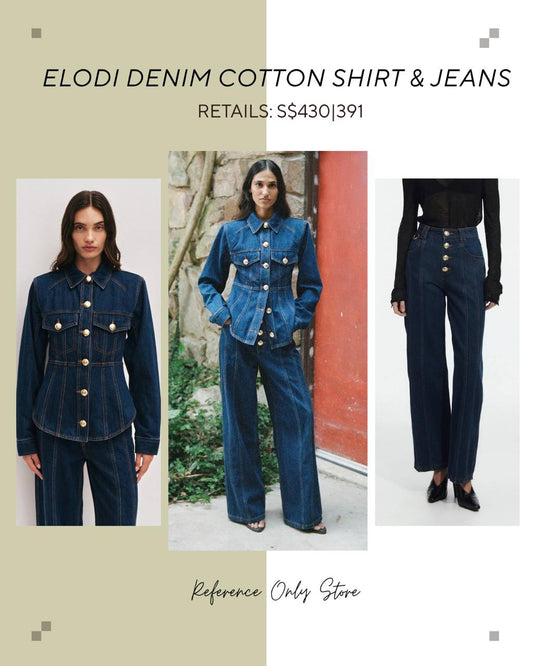 AJ Elodi denim cotton shirt and jeans