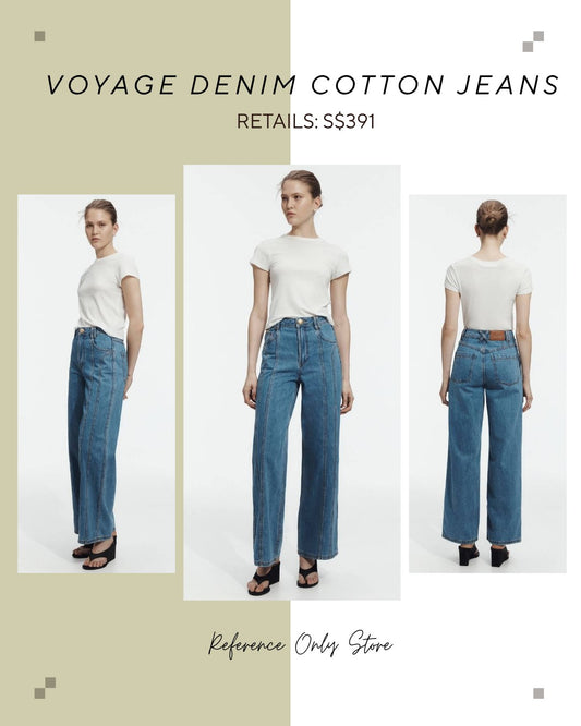 AJ Voyage denim cotton jeans