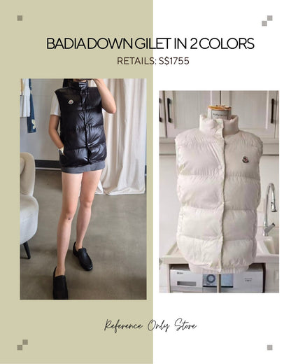 Badia down gilet vest womens in 2 colors