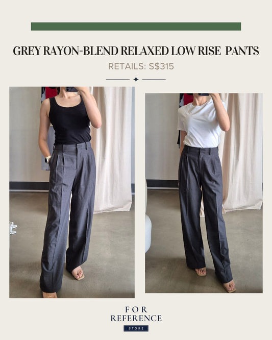 Frances low rise pant rayon blend