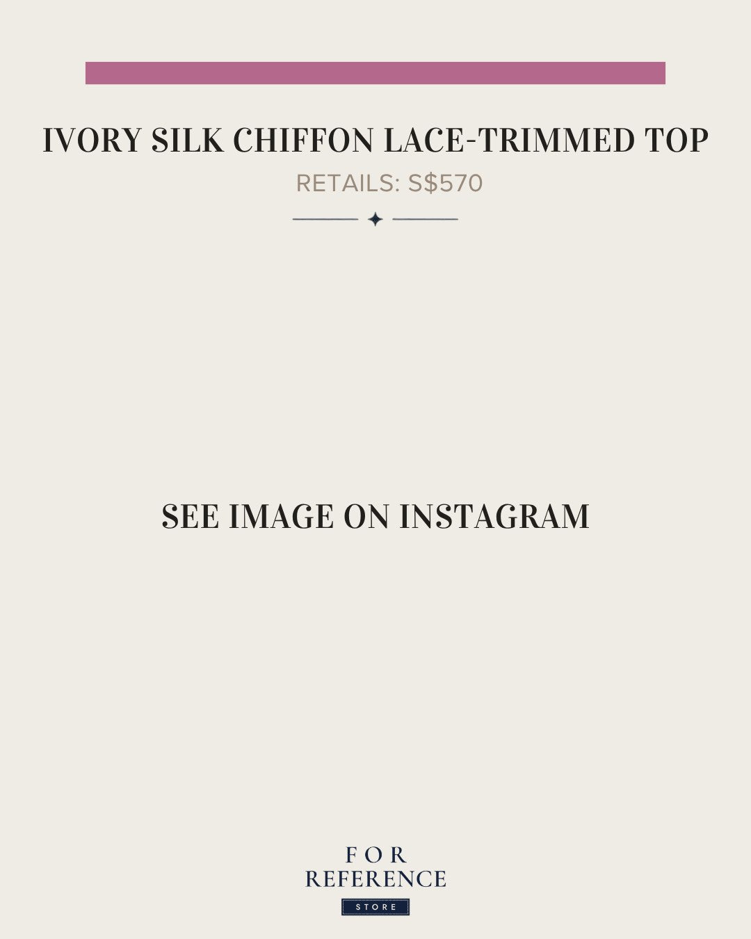 Ivory silk chiffon lace trimmed cropped top