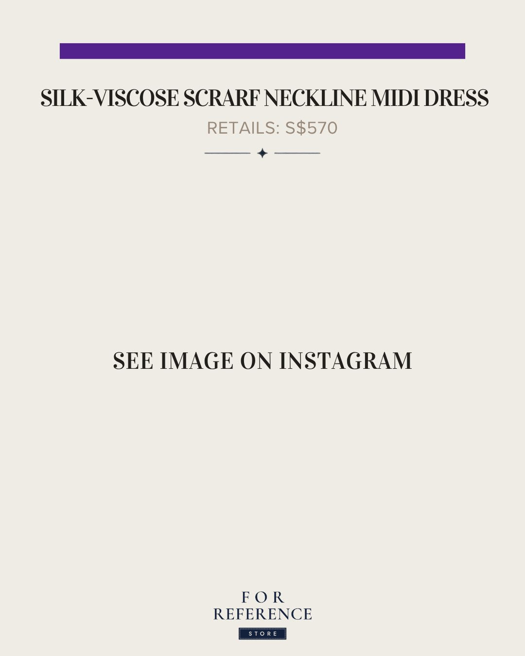 Silk Viscose Scarf neckline midi dress