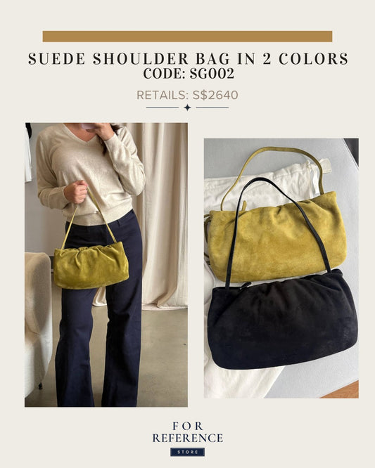 Small suede shoulder bag SG002
