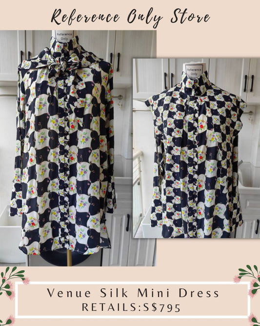 AM Venue Silk Mini Dress