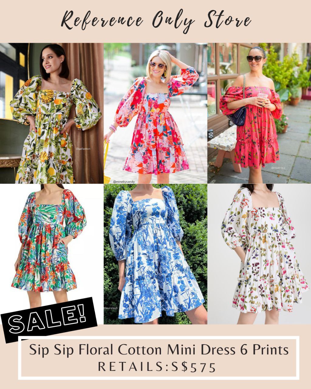 Clearance Sale! CC Sip Sip Floral mini dress
