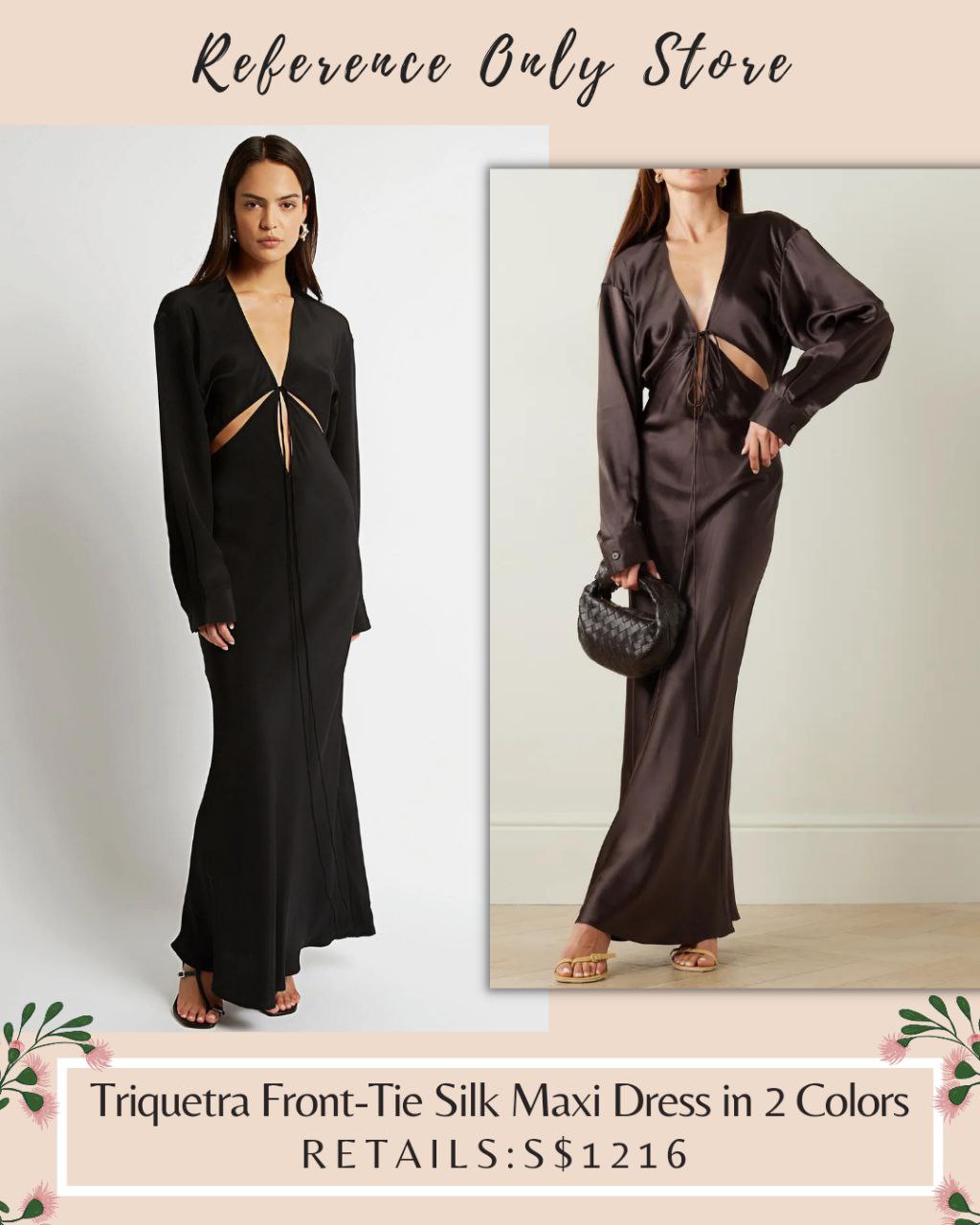 CE Triquetra Front Tie Maxi in 2 Colors