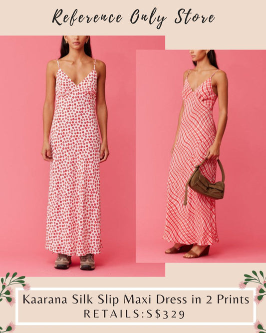 RBY Katana silk slip maxi dress