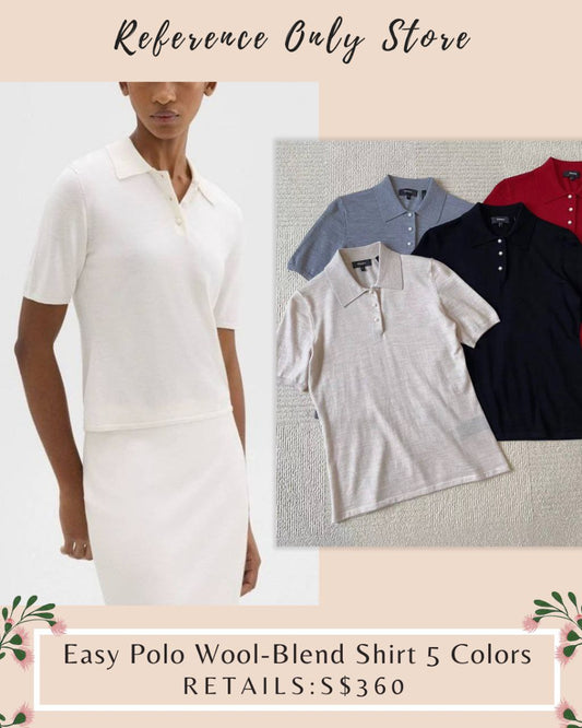 TH Easy Polo Wool Blend Shirt in 5 colors