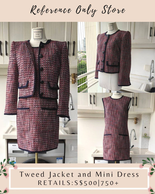 VB Tweed Jacket and Mini Dress