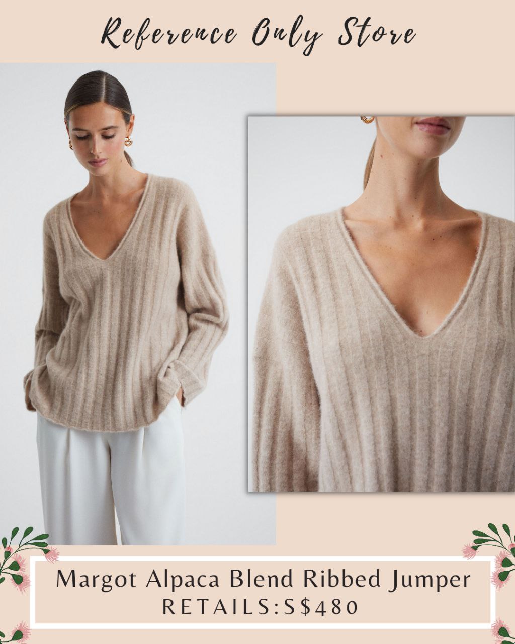 RS Margot Alpaca Blend RIbbed Jumper