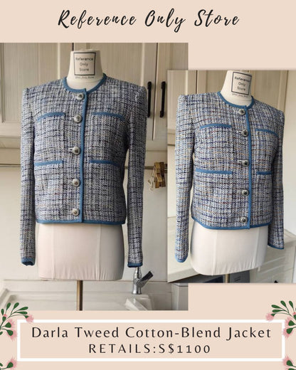 VB Darla tweed cotton blend jacket