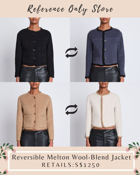 PS Melton Reversible Wool Blend Jacket
