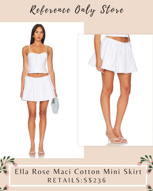 LF Ella Rose Maci Cotton Mini Skirt