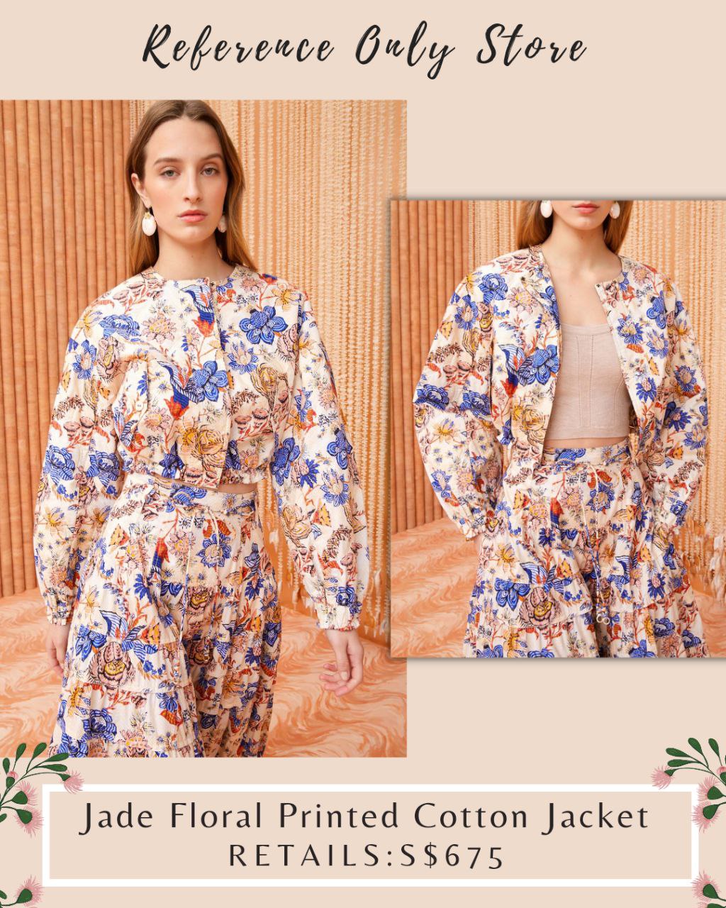 UJ Jade Floral Printed Jacket
