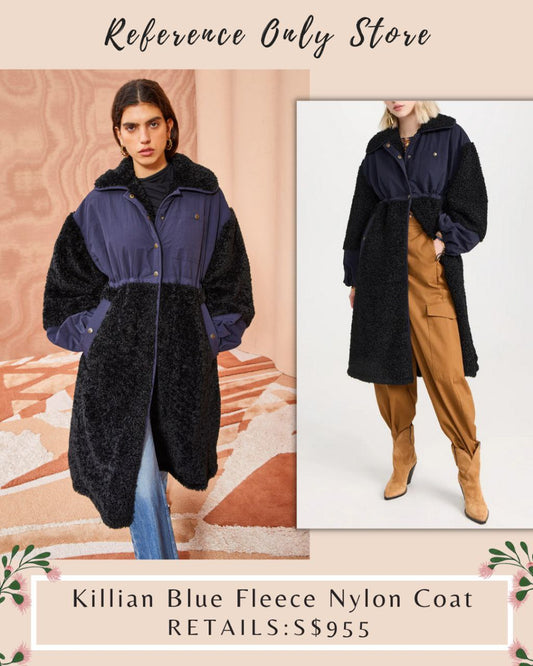 UJ Killian Blue Fleece Nylon Coat