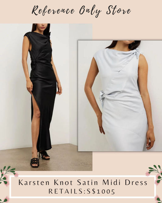 CM Karsten Knot Midi Dress