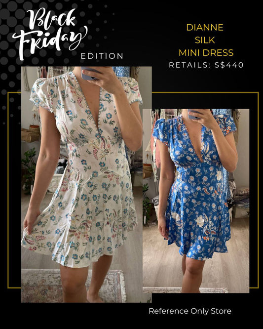 DN Dianne Silk Mini Dress in 2 colors