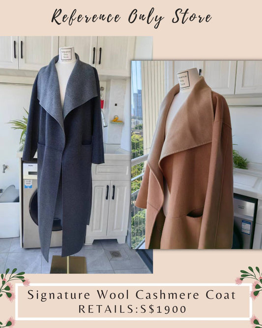 Tot Signature Wool Cashmere Coat