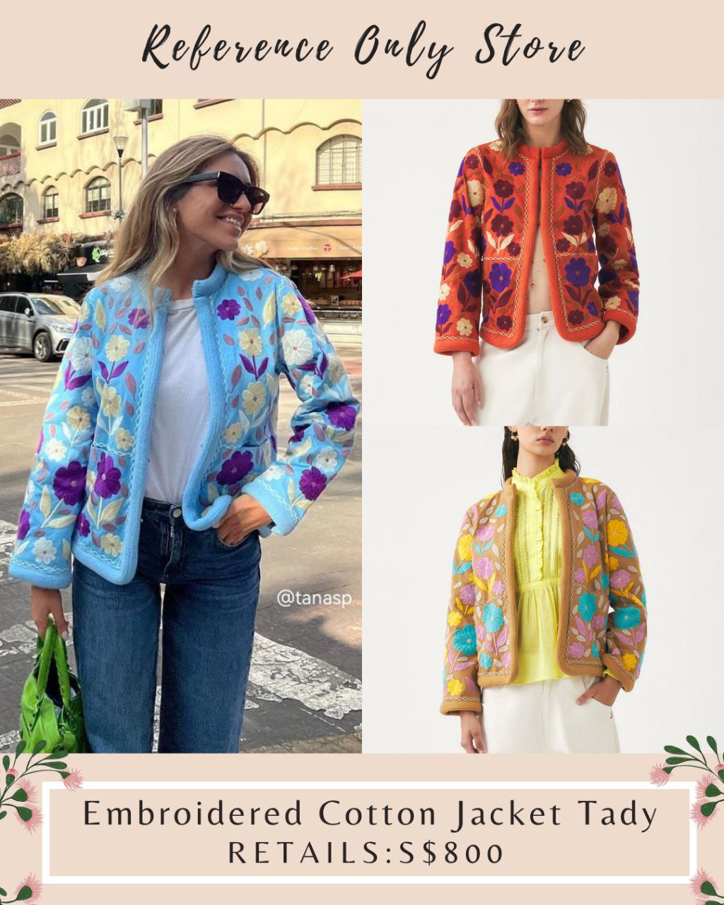 AB Embroidered Cotton Jacket Tady