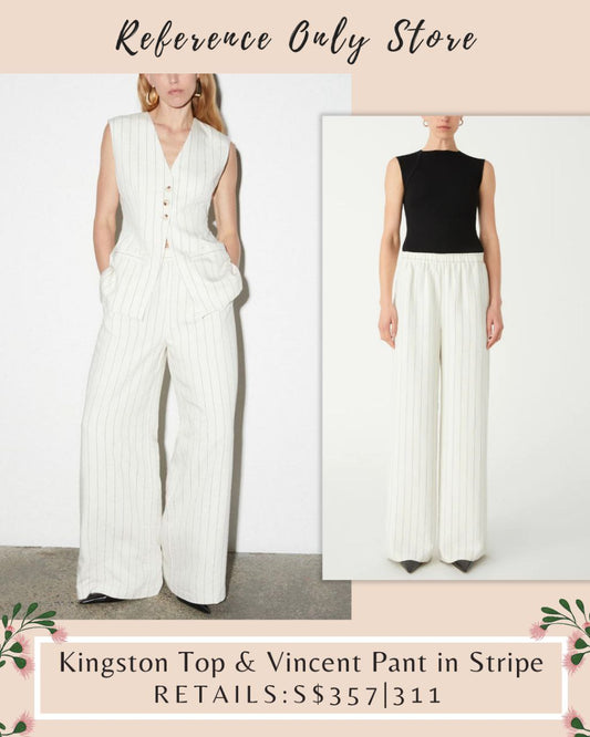 MS Kingston Top & Vincent Pant in Stripe