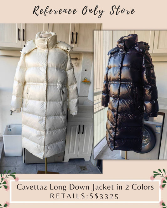 Back! MC Cavettaz Long Down Jacket in 2 colors