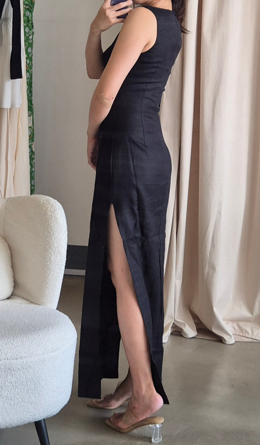 Ref Alix Linen Midi dress in 2 colors