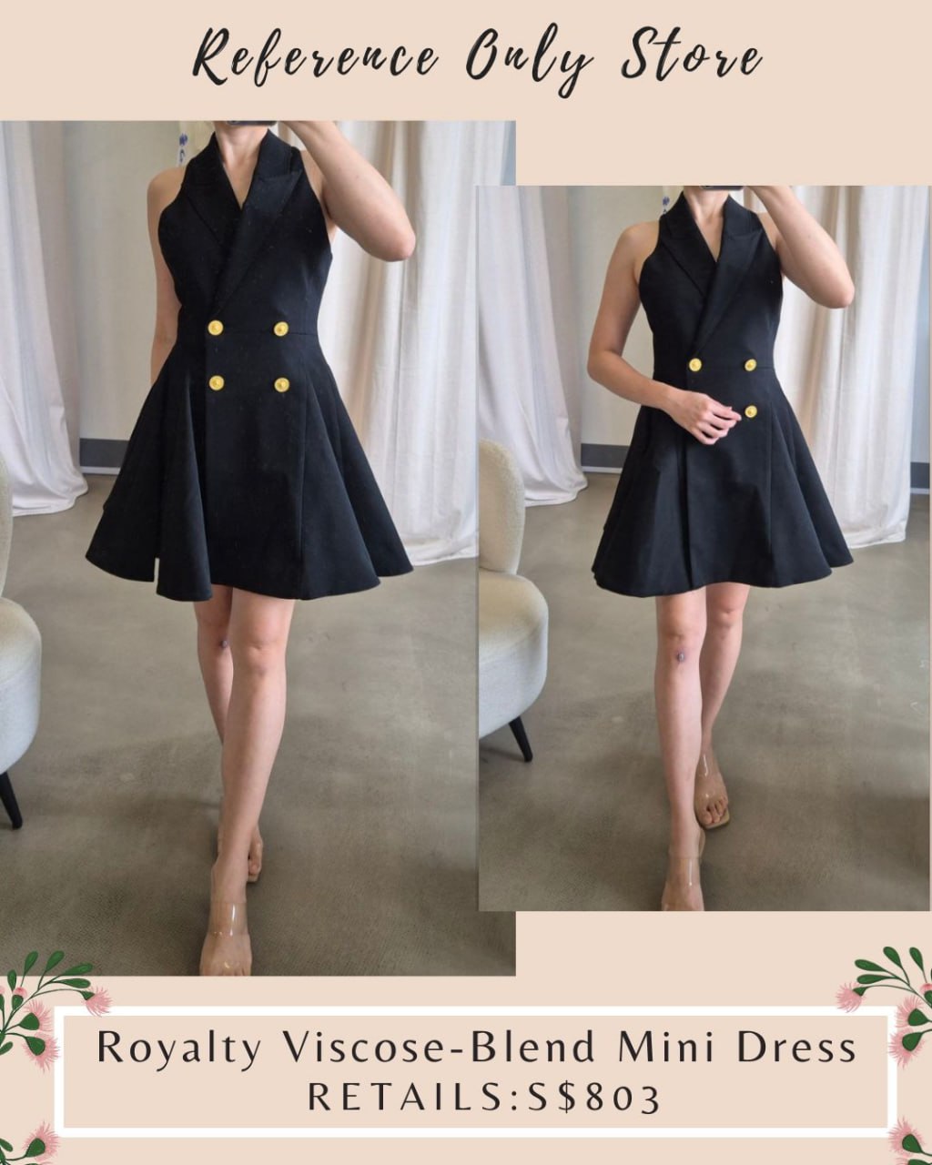 LG Royalty Viscose blend mini dress