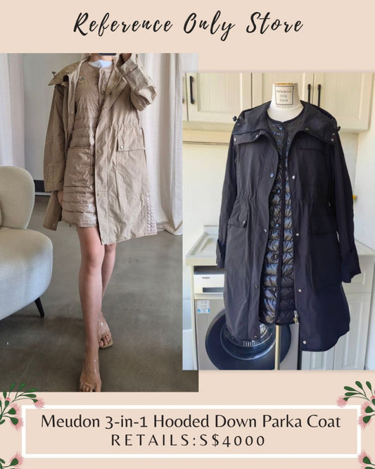 MC Meudon 3-in-1 hooded down jacket in 2 colors
