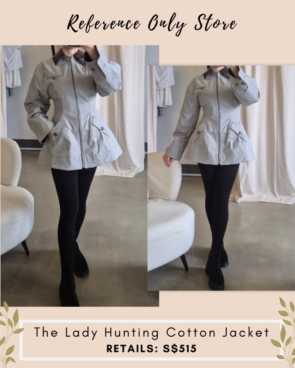 Restocked! HS The lady hunting jacket