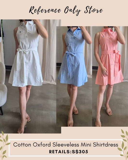 RL Cotton Oxford shirt dress