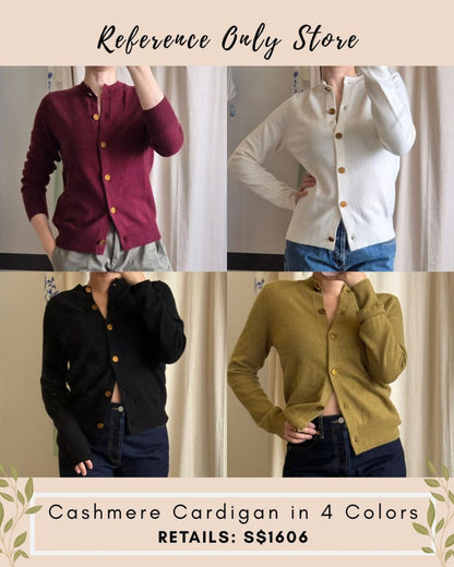 BBR Cashmere cardigan in 4 colors