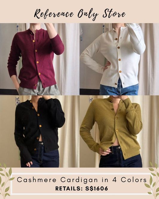 BBR Cashmere cardigan in 4 colors