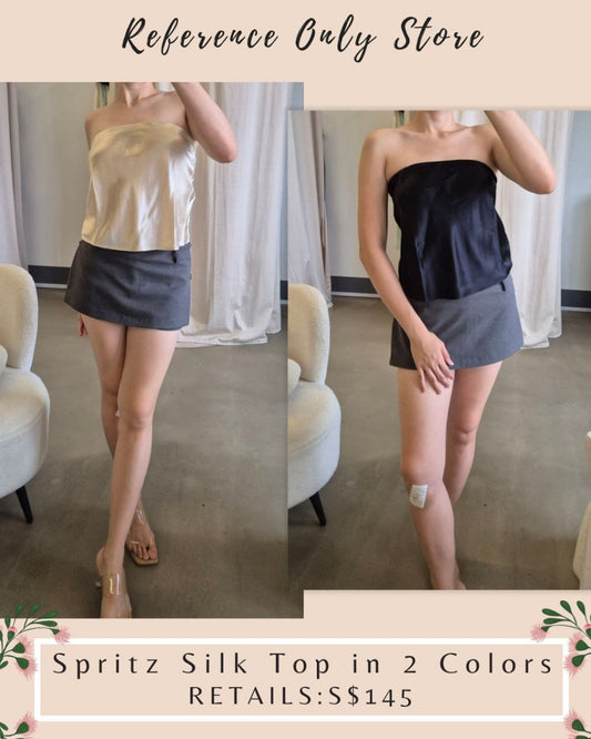 Ref Spritz silk top in 2 colors