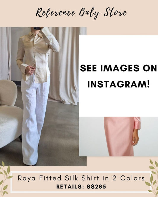 Ref Raya silk fitted shirt