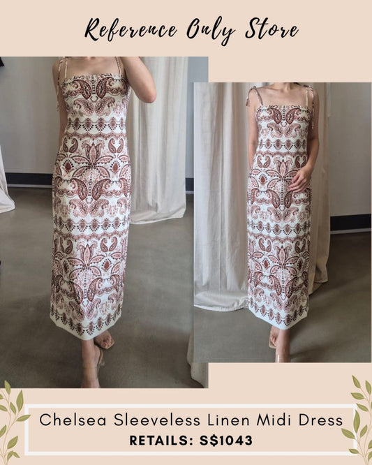 cc Chelsea sleeveless midi dress