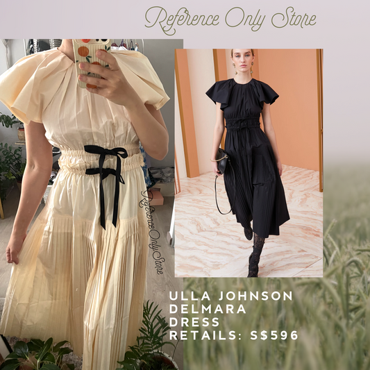 UJ Delmara Midi Dress in Cream and Black