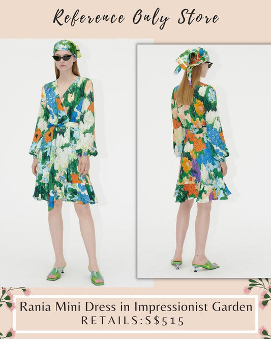 SG Rania  Mini Dress in Impressionist Garden